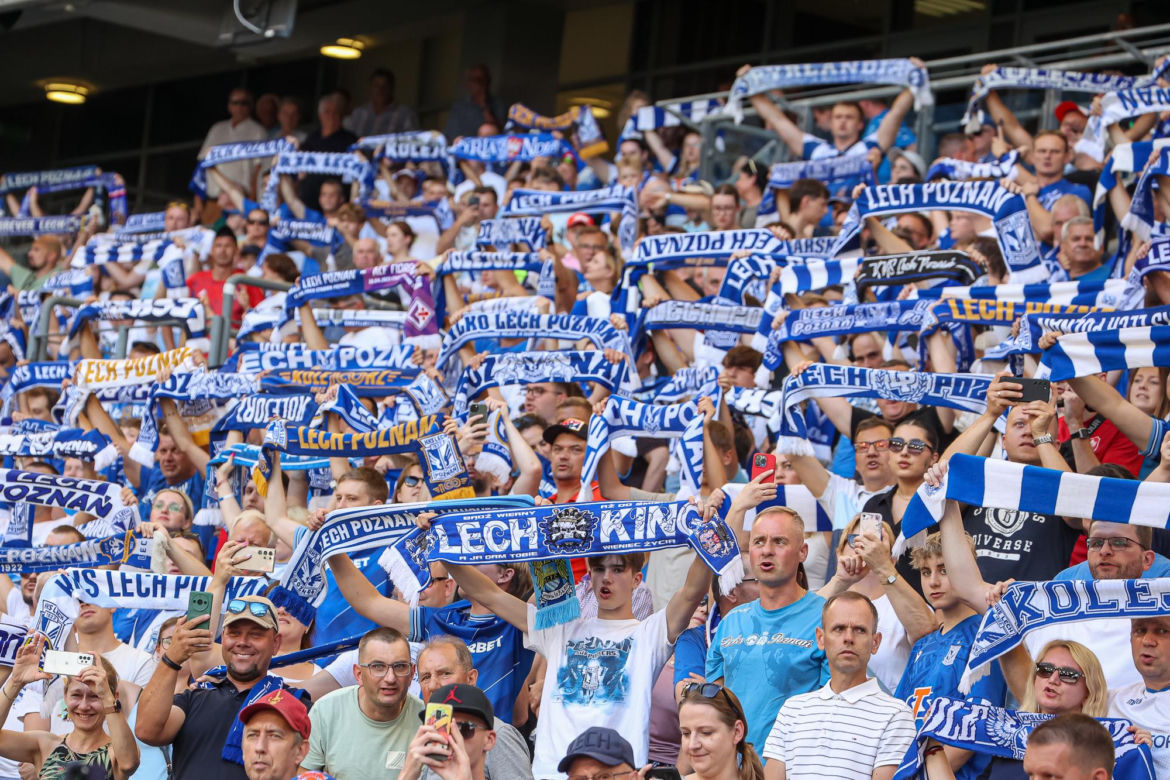 Tak bawili się kibice podczas meczu Lech Poznań - Górnik Zabrze