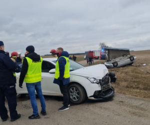 Trzcianne. Wypadek na skrzyżowaniu - 8 marca 2022 r.