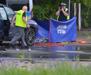 Śmiertelny wypadek z udziałem motocyklisty w Radości