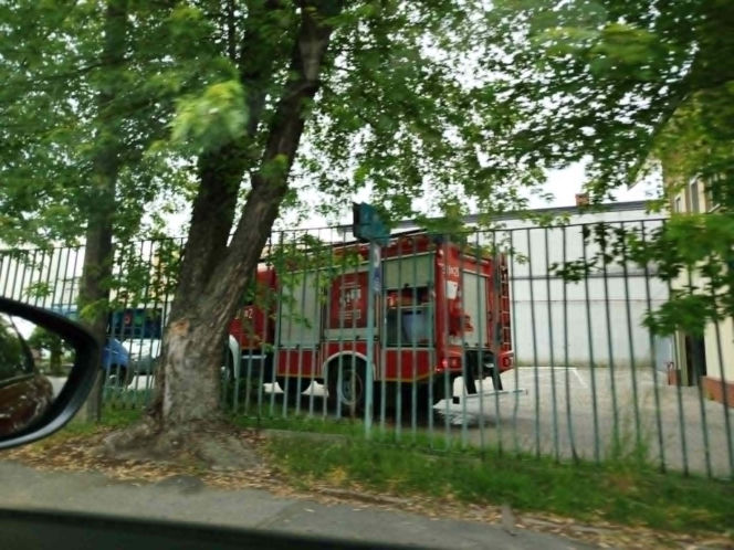 Zadymienie w budynku STBS przy ul. Starowiejskiej w Siedlcach
