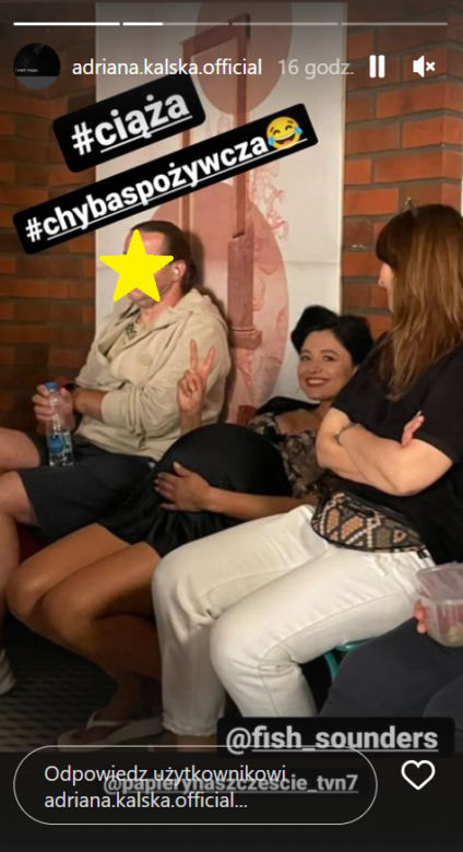 Papiery na szczęście. Adriana Kalska (Marta) na planie