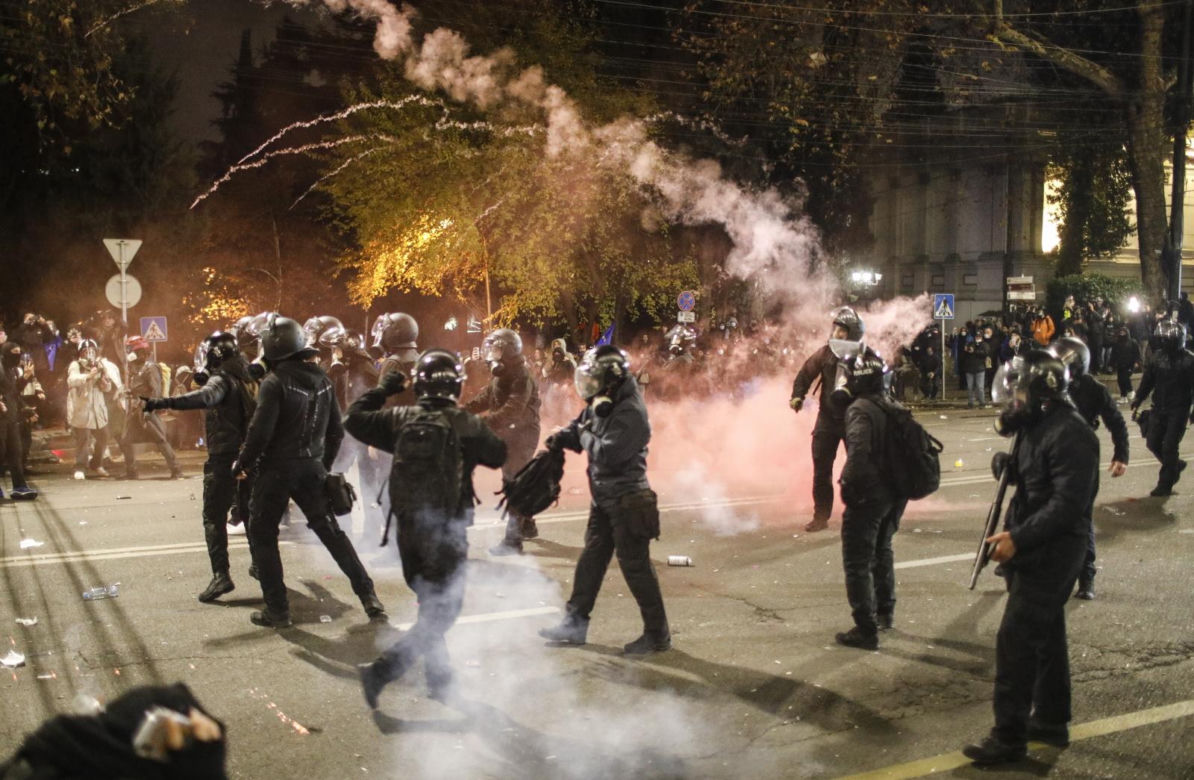 Protesty w Gruzji 