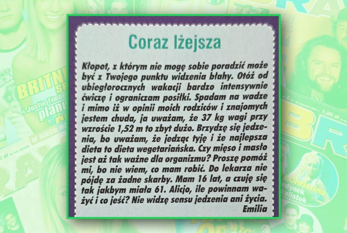 Problemy nastolatków sprzed ponad 25 lat