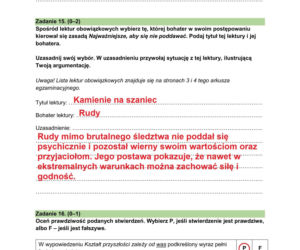 ODPOWIEDZI z polskiego, CAŁY ARKUSZ CKE egzamin ósmoklasisty 2026 [POBIERZ, ZOBACZ PDF + JPG]