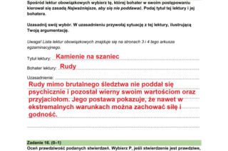 Język polski. Odpowiedzi + CAŁY ARKUSZ CKE egzamin ósmoklasisty 2026 [POBIERZ, ZOBACZ PDF + JPG]