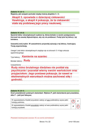 ODPOWIEDZI z polskiego, CAŁY ARKUSZ CKE egzamin ósmoklasisty 2026 [POBIERZ, ZOBACZ PDF + JPG]