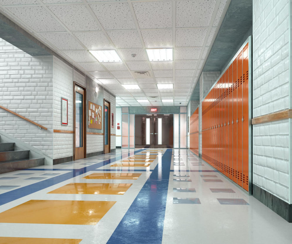 Drzwi do budynku użyteczności publicznej