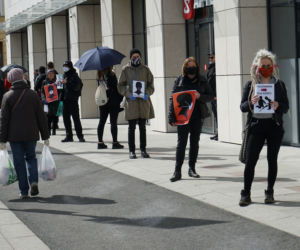 Czarny protest przeciwko całkowitemu  zakazowi aborcji