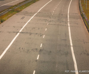 Autostrada A1 na Śląsku - słynne fale Dunaju