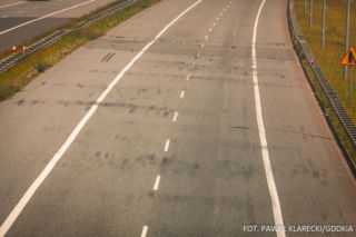 Autostrada A1 na Śląsku - słynne fale Dunaju