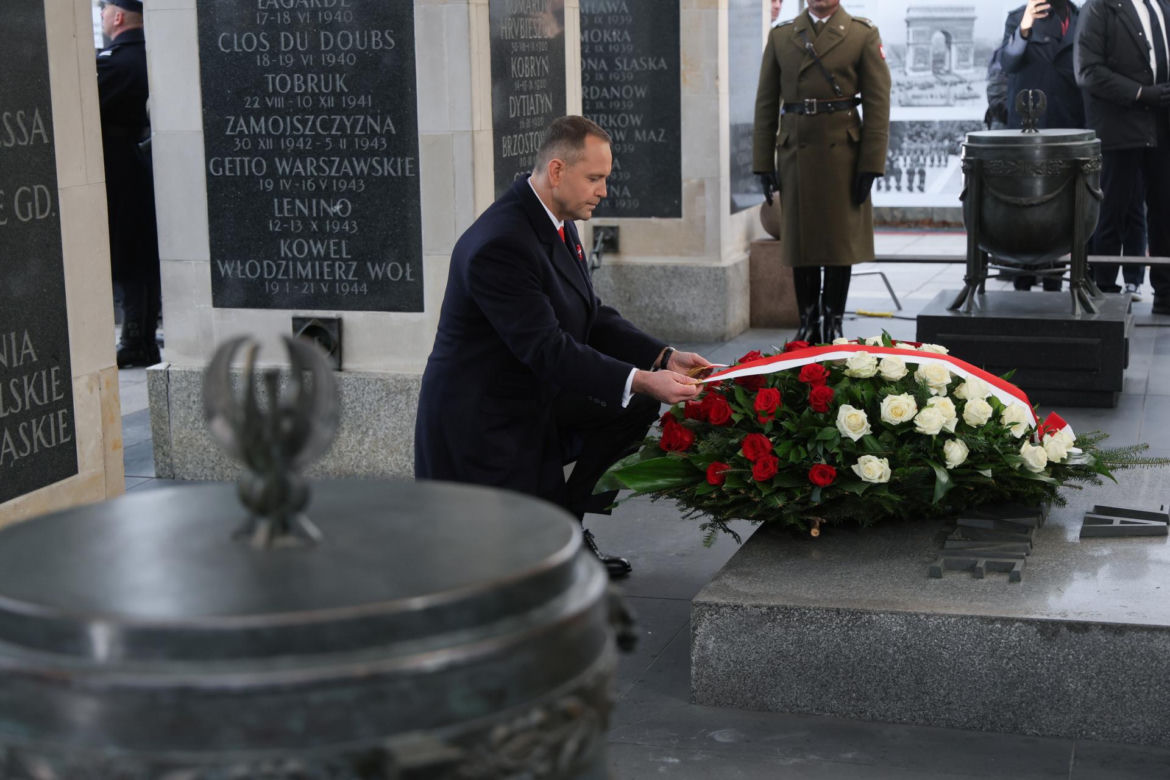 Święto Niepodległości. Karol Nawrocki na placu Piłsudskiego