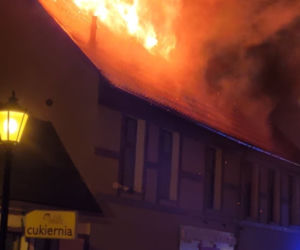 Spłonęła restauracja Trojanka w Połczynie-Zdroju