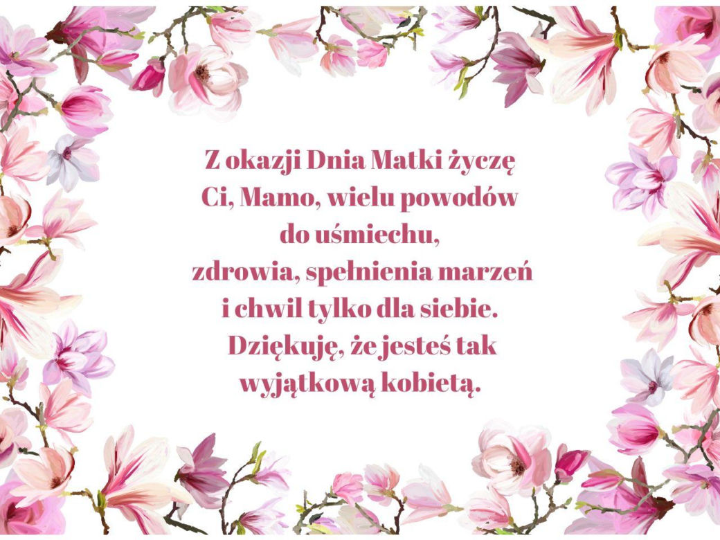 Dzień Mamy 2025 - kartki z życzeniami