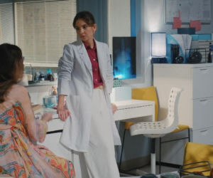 M jak miłość odc. 1896. Kasia (Paulina Lasota), Aneta (Ilona Janyst)