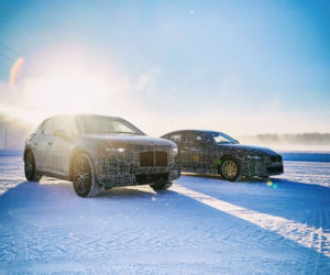 BMW iX3, BMW i4 oraz BMW iNEXT w zimowym teście za kołem podbiegunowym