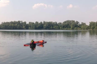 Utonięcie w zbiorniku Kruki w Oświęcimiu