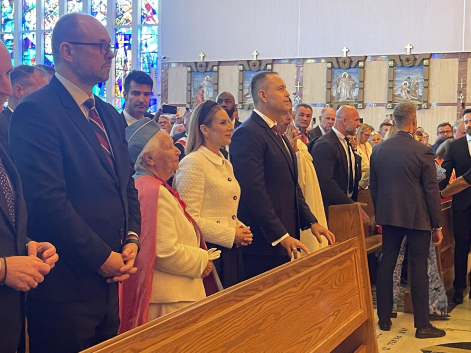 Karol Nawrocki z małżonką w USA. Tak przyjęto ich w Doleystown