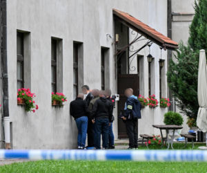Nagranie po ataku nożownika w Jarosławiu. To on doprowadził do krwawej masakry