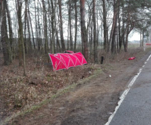 Niemyje. Kierowca opla uderzył w drzewo. Zginął pasażer