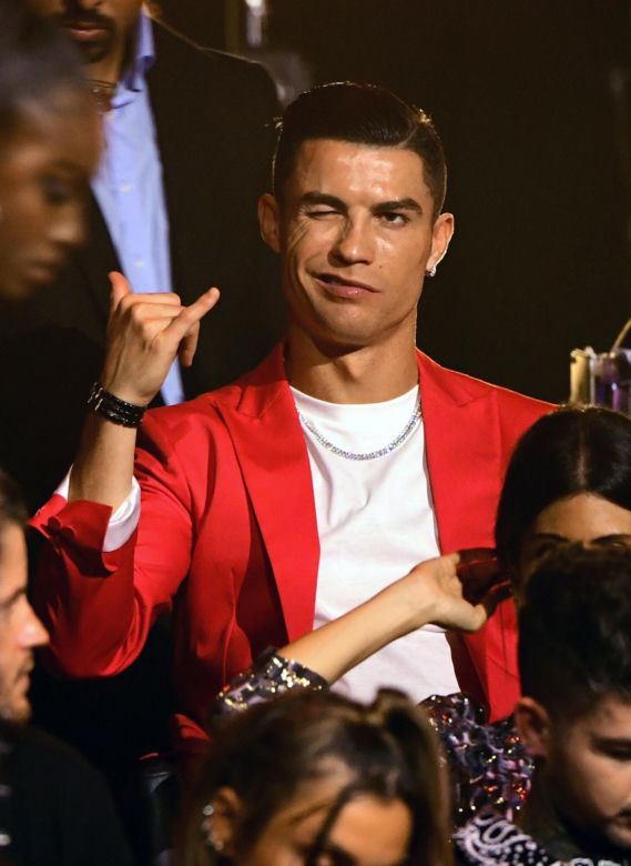 Cristiano Ronaldo na MTV EMA 2019