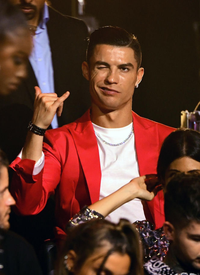 Cristiano Ronaldo na MTV EMA 2019