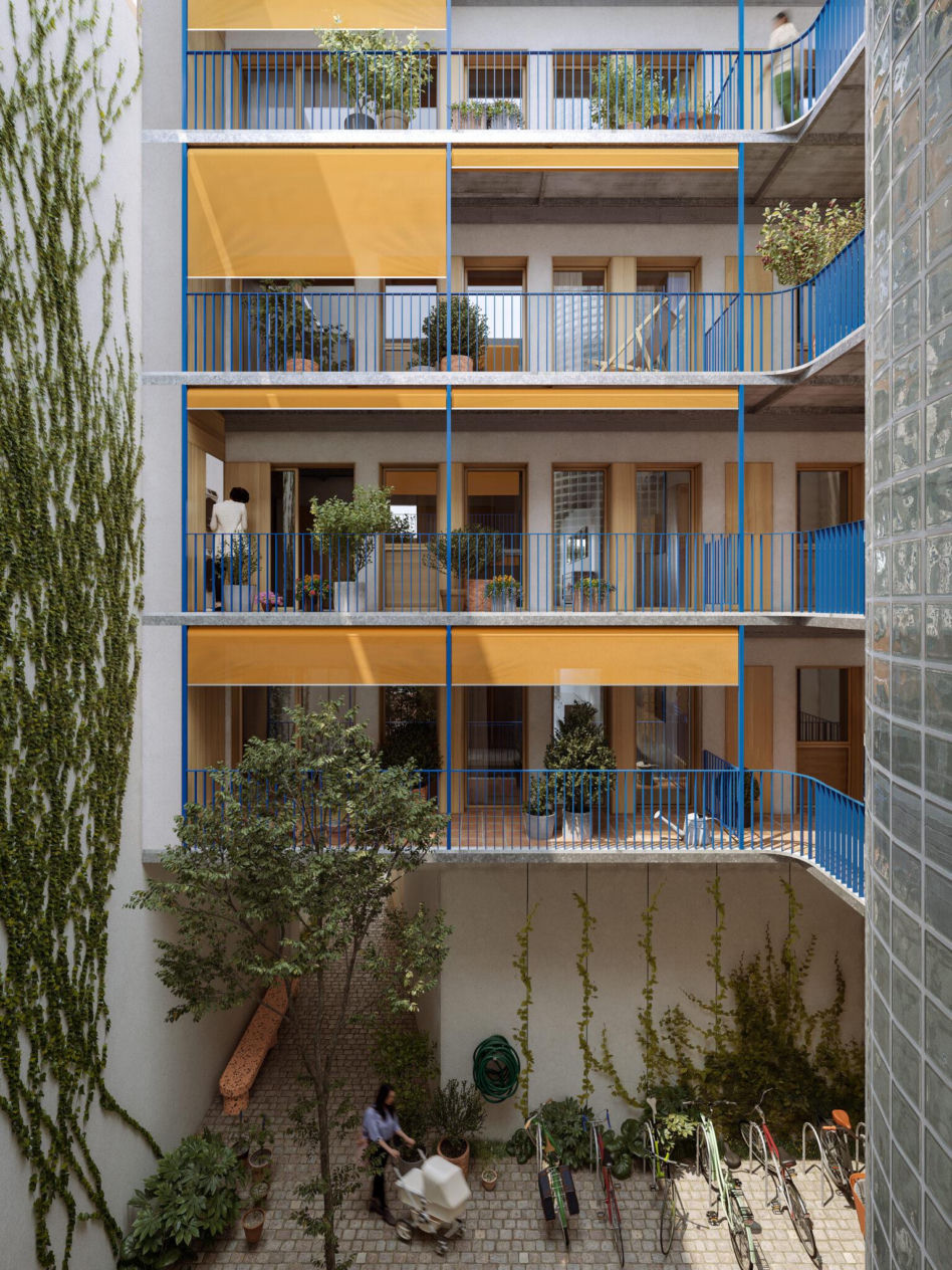 Metamorfoza dawnego garażu przy rue Lucien Sampaix