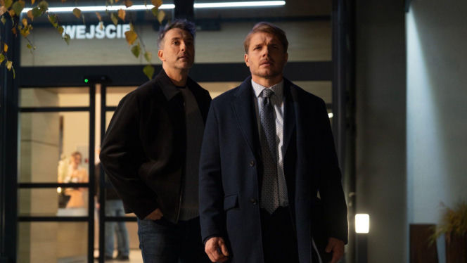 Na dobre i na złe odc. 983. Maks Beger (Tomasz Ciachorowski), Marcin Molenda (Filip Bobek)