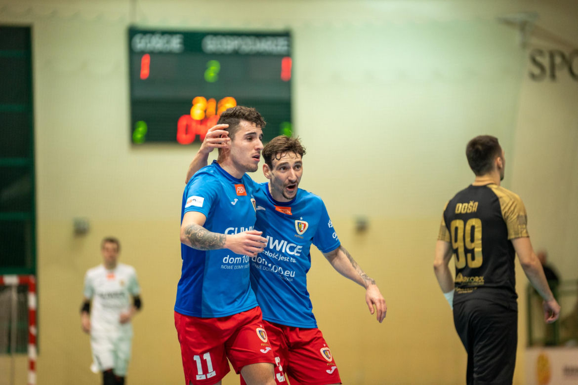 FOGO Futsal Ekstraklasa: KS Constract Lubawa - Piast Gliwice 1:2