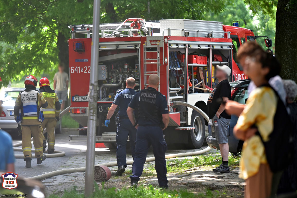 Tragiczny pożar w Tychach