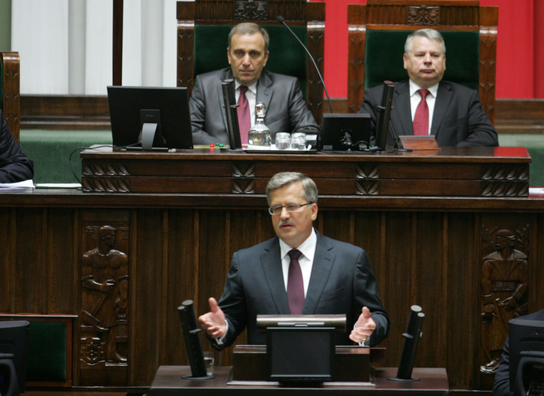 Zaprzysieżenie Bronisława Komorowskiego