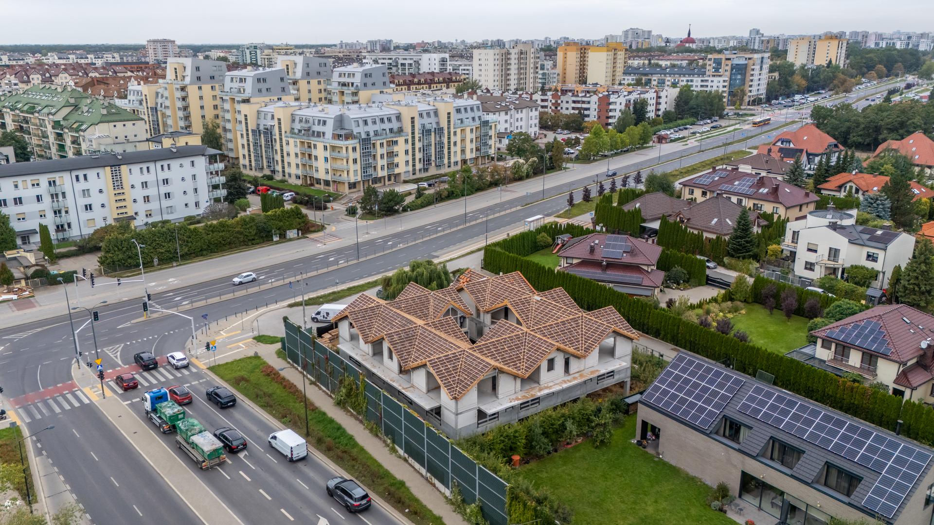 Plac budowy przy ul. Relaksowej 10A w Warszawie