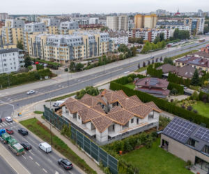 Plac budowy przy ul. Relaksowej 10A w Warszawie