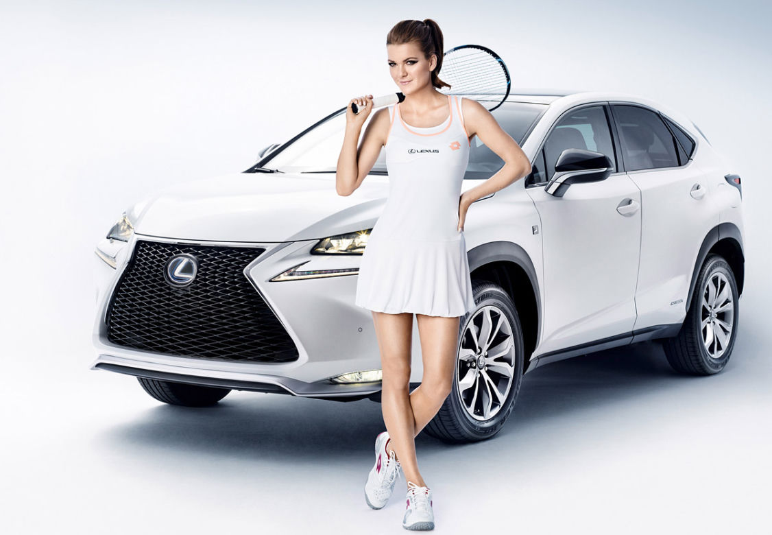 Agnieszka Radwańska i jej Lexus