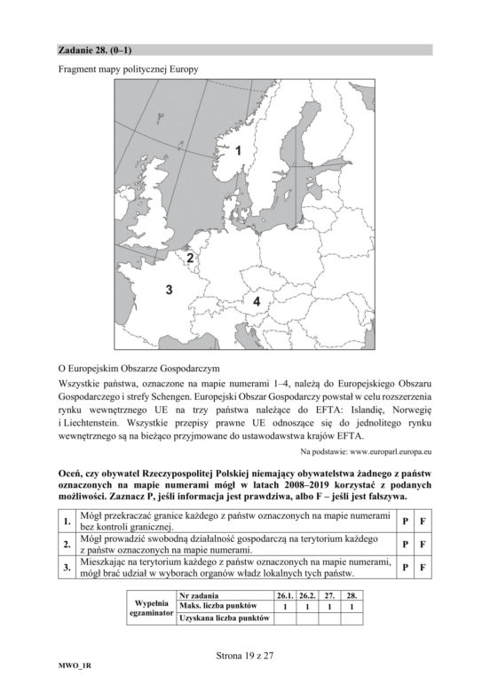 Matura z WOSu 2020. Zobacz ARKUSZ CKE