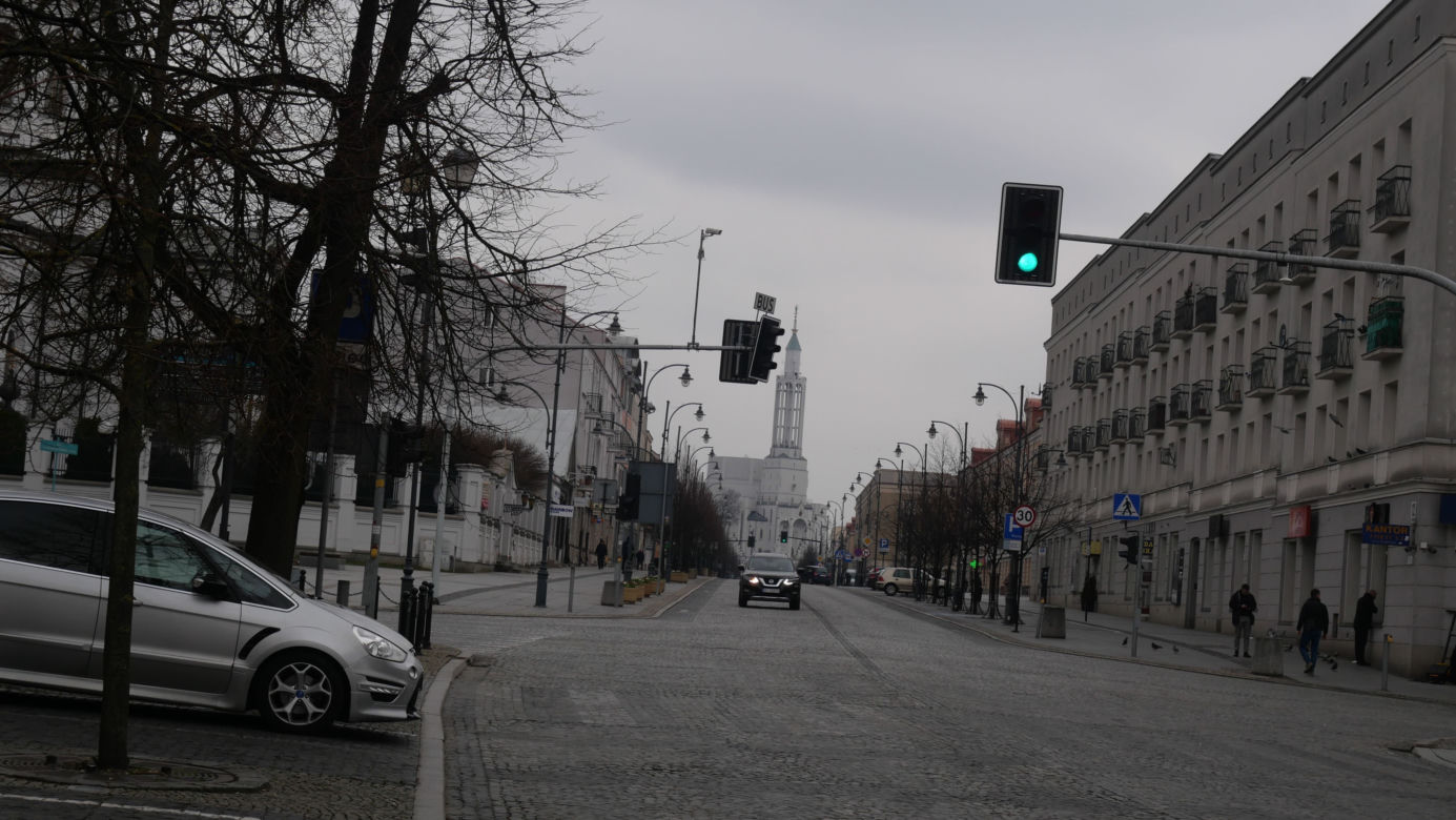 Koronawirus: Czy białostoczanie boją się zarazy? Tak wyglądają ulice Białegostoku