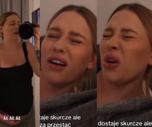 Skurcze zaskoczyły ją podczas nagrywania. Ciężarna influencerka nawet na moment nie przerwała relacji. „Pojęczę sobie”