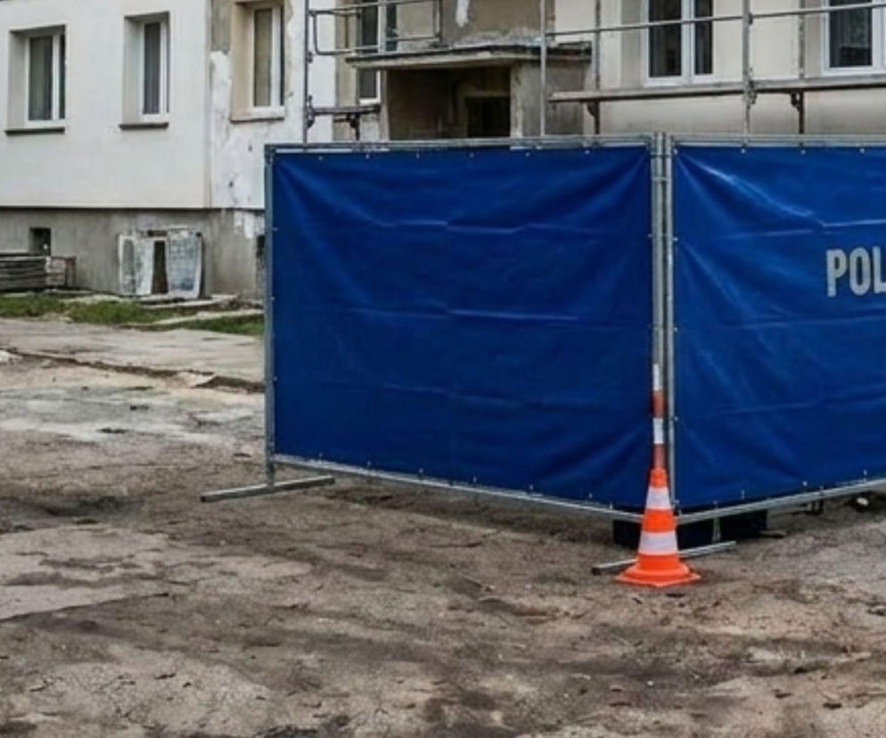 Dramat podczas remontu balkonów. Nie żyje 64-letni pracownik 