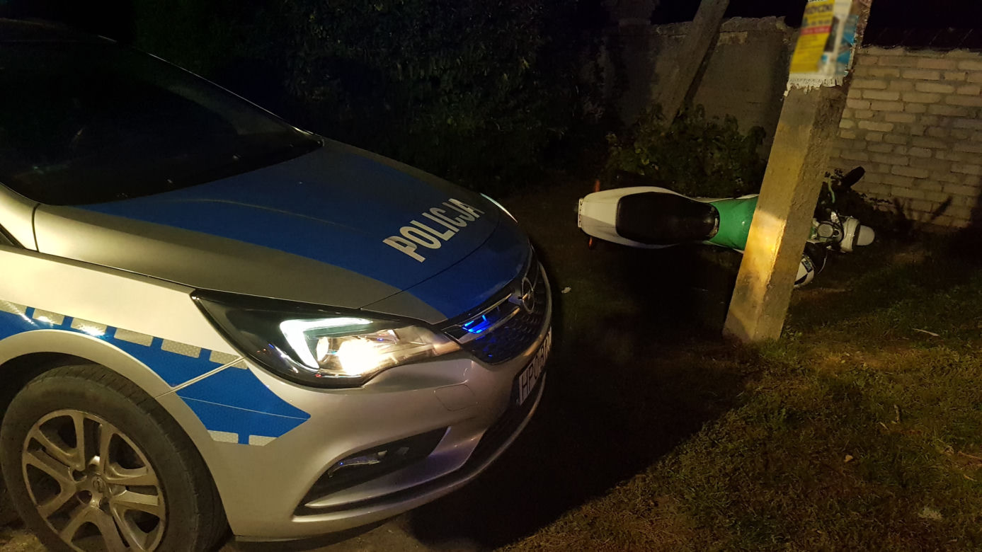 Brawurowy motocyklista w rękach toruńskiej policji - uciekał ile sił!