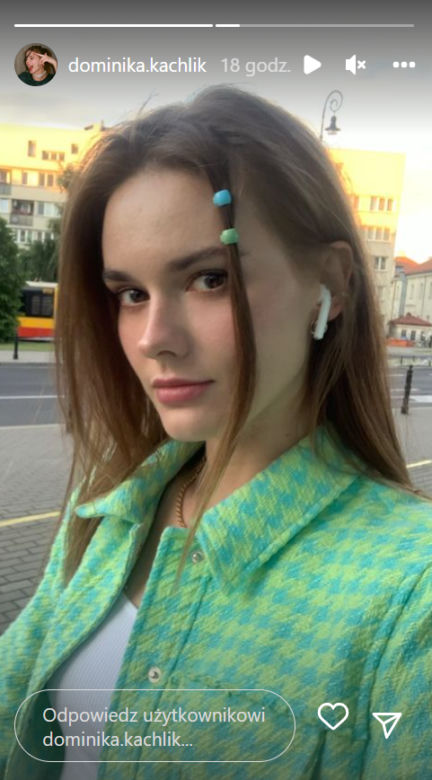 M jak miłość. Dominika Kachlik (Franka)