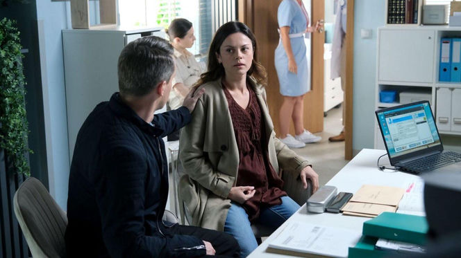 M jak miłość, odcinek 1891. Jakub (Krzysztof Kwiatkowski), Kasia (Paulina Lasota)