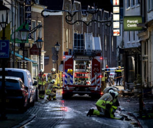 Dwa wybuchy i wielki pożar w centrum Utrechtu. Co najmniej jedna osoba ranna