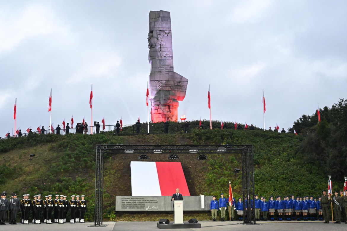 Prezydent i premier na Westerplatte