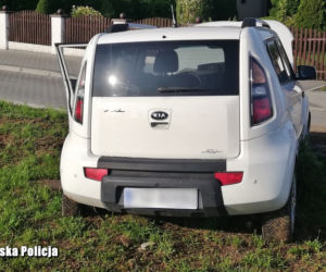 Pijany kierowca zgubił koło podczas pościgu