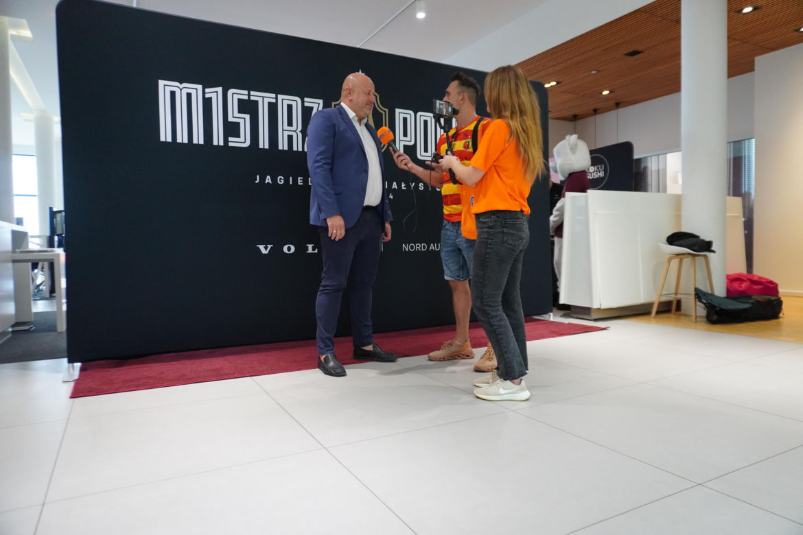 Mistrzowski puchar Jagiellonii Białystok w VOLVO Nord Auto