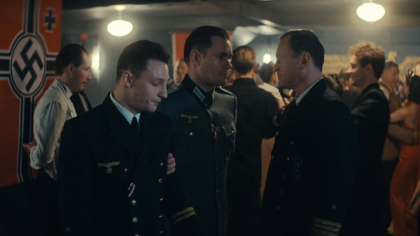 Zatoka szpiegów, odcinek 18. Jorg (Maciej Kucharski), Franz (Bartosz Gelner), Bergman (Paweł Ławrynowicz)