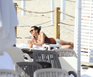 Katarzyna Herman na plaży
