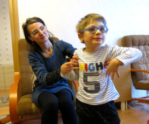 Radek Walczyński (4 l.) i jego mama Anna (40 l.)