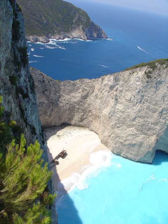 Plaża Navagio w Grecji