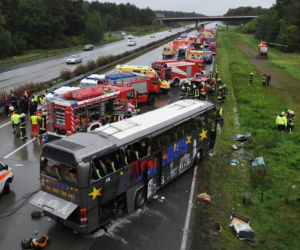 Wypadek polskiego autokaru pod Berlinem