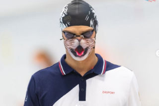 Mistrz Olimpijski narzeka na cenzurę w Tokio. Nie mógł założyć... maski z kotem! 